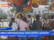 Chiclayo: alumnas emprendedoras viven espíritu navideño