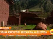 Sánchez Carrión: asesinan a agricultor y hieren de bala a su esposa
