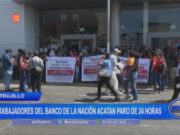 Trujillo: trabajadores del Banco de la Nación acatan paro de 24 horas