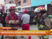 Bomberos de Trujillo clave en 17 emergencias durante fiestas
