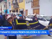 Cajamarca: estudiantes exigen pronta solución a su local