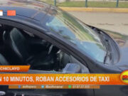 Chiclayo: en 10 minutos, roban accesorios de taxi