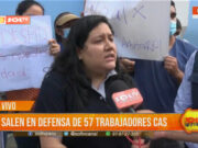 Trujillo: salen en defensa 57 trabajadores