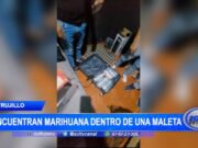 Trujillo: encuentran marihuana dentro de una maleta