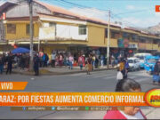 Huaraz: Aumento de Comercio Informal en Fiestas Navideñas