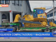 Huaraz: adquieren compactadoras y maquinaria