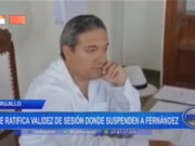 Trujillo: JNE ratifica validez de sesión donde suspenden a Fernández