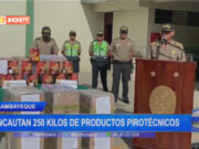 Lambayeque: incautan 250 kilos de productos pirotécnicos