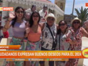 Moche: ciudadanos expresan buenos deseos para el 2024