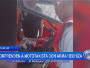 Trujillo: sorprenden a mototaxista con arma hechiza