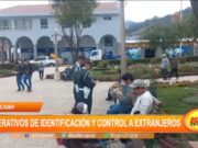 Áncash: operativos de identificación y control a extranjeros