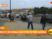 Paro nacional: tráfico fluye normal en Trujillo