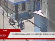 Resumen 2023: persiste criminalidad pese a estado de emergencia en Piura