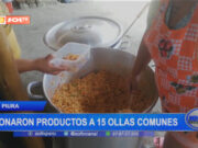 Piura: donaron productos a 15 ollas comunes