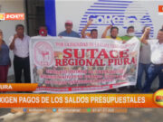 Piura: exigen pagos de los saldos presupuestales