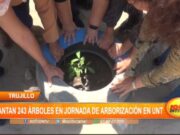 Trujillo: plantan 243 árboles en jornada de arborización en la UNT