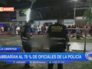 Trujillo: cambiarían al 70 % de oficiales de la policía