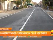 La Esperanza: reconstruyen diez cuadras de la calle 6 de enero