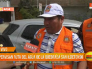 Trujillo: supervisan ruta del agua de la quebrada San Ildefonso
