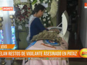 Trujillo: velan restos de vigilante asesinado en Pataz
