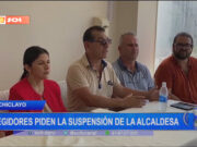 Chiclayo: regidores piden la suspensión de la alcaldesa