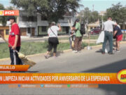 Trujillo: con limpieza inician actividades por aniversario de La Esperanza
