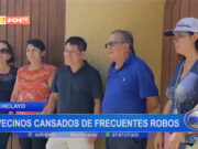Chiclayo: vecinos cansados de frecuentes robos