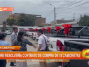 La Libertad: GORE resolvería contrato de compra de 18 camionetas