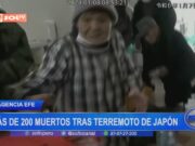 Más de 200 muertos tras terremoto en Japón