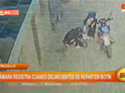 Trujillo: cámara registra cuando delincuentes se reparten botín