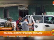 Atacan convoy policial en Pataz