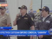 Lima: 360 efectivos policiales custodian emporio comercial «Gamarra»