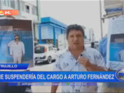 Trujillo: JNE suspendería del cargo a Arturo Fernández