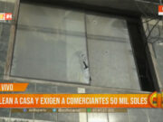 Trujillo: balean casa y exigen a comerciantes 50 mil soles