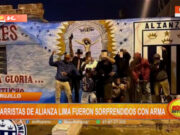 Trujillo: barristas de Alianza Lima fueron sorprendidos con arma