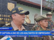 Cajamarca: PNP captura a uno de los asaltantes de empresario