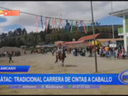 Áncash: carrera de cintas a caballo se celebra en Recuay