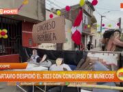 Ascope: Cartavio despidió el 2023 con concurso de muñecos
