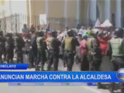 Chiclayo: comerciantes anuncian marcha contra la alcaldesa
