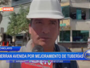 Chiclayo: cierran avenida por mejoramiento de tuberías
