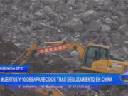 China: 34 muertos y 10 desaparecidos tras deslizamiento