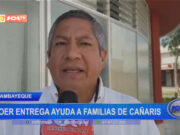 Lambayeque: COER entrega ayuda a familias de Cañaris