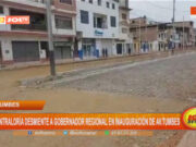 Tumbes: Contraloría desmiente a gobernador regional en inauguración de Av. Tumbes
