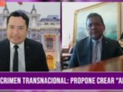 Gustavo Pacheco, parlamentario andino: propone crear “ANDIPOL” para enfrentar el crimen trasnacional