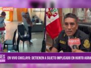 Capturan sujeto por hurto agravado en Chiclayo