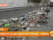 Trujillo en Crisis: Exteriores del Colegio Convertidos en Basural y Urinario Desatan Alarma
