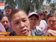 Cajamarca: se enfrentan por espacios para palcos de corso