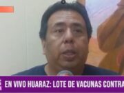 Huaraz recibe lote de vacunas contra Covid-19