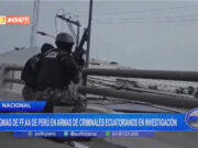 Nacional: insignias de FF.AA. de Perú en armas de criminales ecuatorianos en investigación