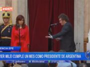 Javier Milei cumple un mes como presidente de Argentina